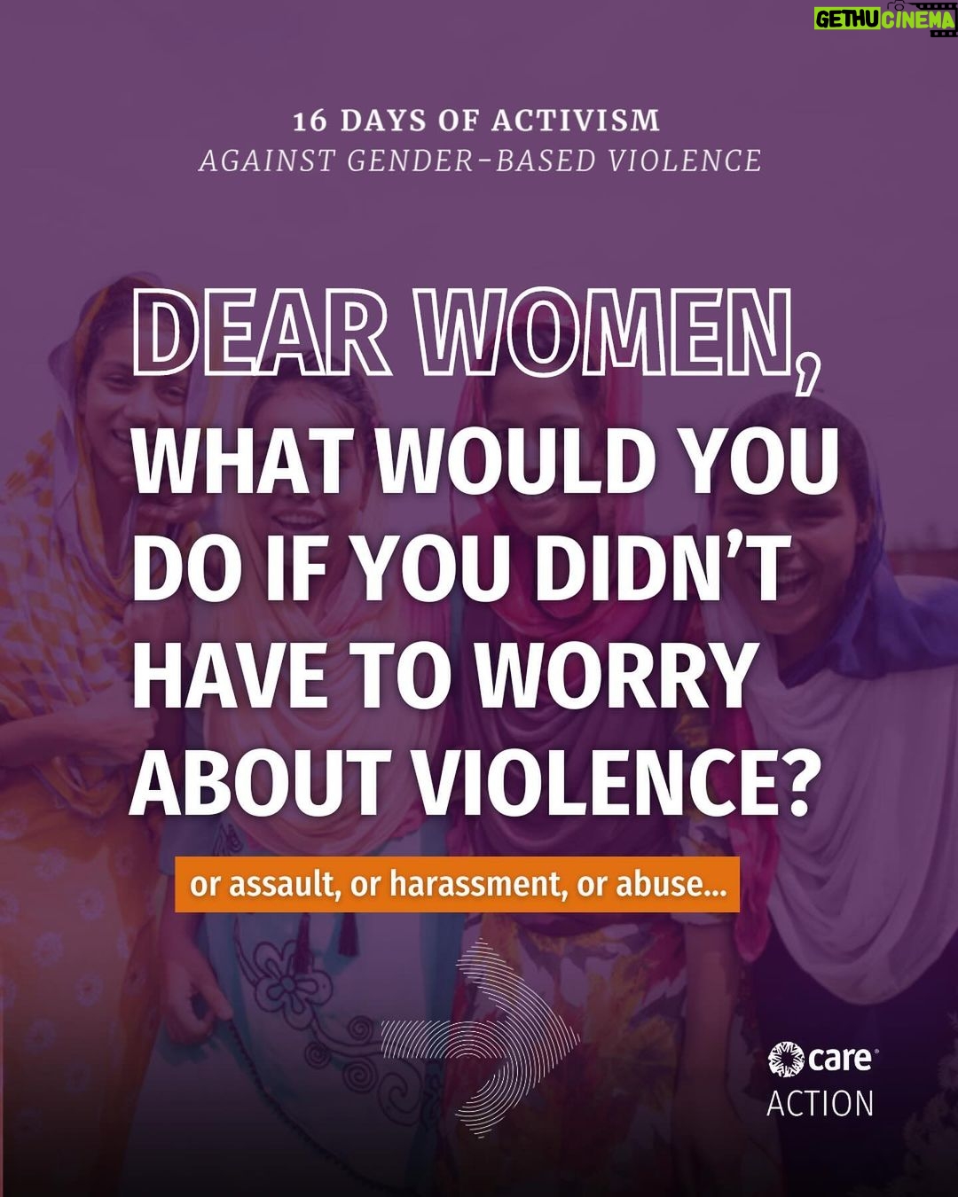 Melissa Roxburgh Instagram - A world for women #WithoutFear is a world where they can walk home at night, go to work, get an education, travel, and do so much more without the risk of experiencing violence, harassment, or abuse. Join me and @careorg in calling on U.S. leaders to make this right a reality by fully funding global programs that prevent and respond to gender-based violence by signing the petition at care.org/WithoutFear #16days