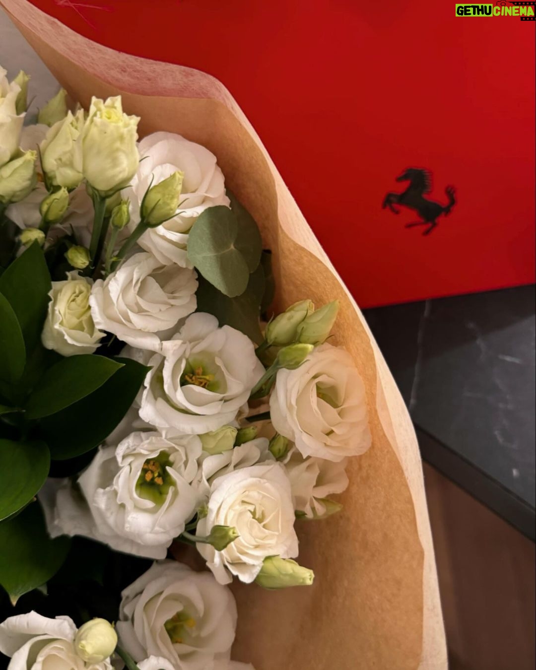 Melissa Roxburgh Instagram - Grazie @rocco.iannone @ferrariusa @ferraristyle 🍝 Milano italy