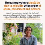 Melissa Roxburgh Instagram - A world for women #WithoutFear is a world where they can walk home at night, go to work, get an education, travel, and do so much more without the risk of experiencing violence, harassment, or abuse. Join me and @careorg in calling on U.S. leaders to make this right a reality by fully funding global programs that prevent and respond to gender-based violence by signing the petition at care.org/WithoutFear #16days