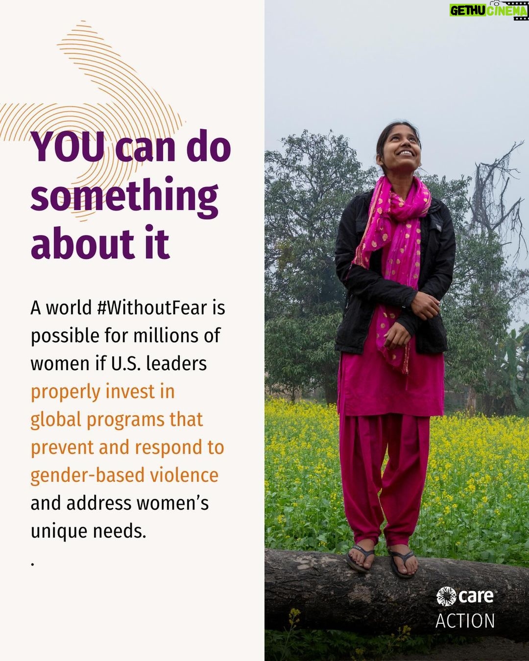 Melissa Roxburgh Instagram - A world for women #WithoutFear is a world where they can walk home at night, go to work, get an education, travel, and do so much more without the risk of experiencing violence, harassment, or abuse. Join me and @careorg in calling on U.S. leaders to make this right a reality by fully funding global programs that prevent and respond to gender-based violence by signing the petition at care.org/WithoutFear #16days