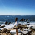 Meriç Aral Instagram - denize düştüm 🌪️🩹🌙🤍🩹🧜🏻‍♀️🤍🦪🩹⚡️🌊🪶