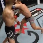 Michael Chandler Instagram - #OnThisDay in 2021: @mikechandlermma announced himself to the UFC roster 💥 It’s been guaranteed fireworks ever since ✅ #UFC #MMA #UFC257 #fight #ko #knockout #mikechandler