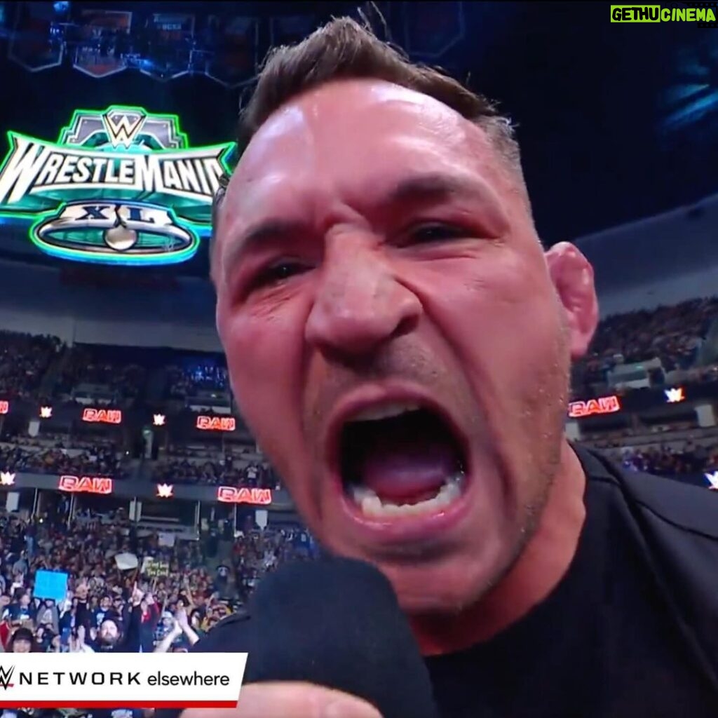 Michael Chandler Instagram - Michael Chandler just invaded #WWERaw to call out Conor McGregor 🤬 🎥 @SJSamano