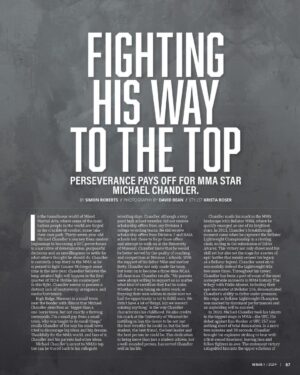 Michael Chandler Instagram - Proud of this piece by @inkedmag
-
I’ve always set out to change the narrative of what a fighter is. We still have work left to do.
-
Walk On.
-
See you at the top!