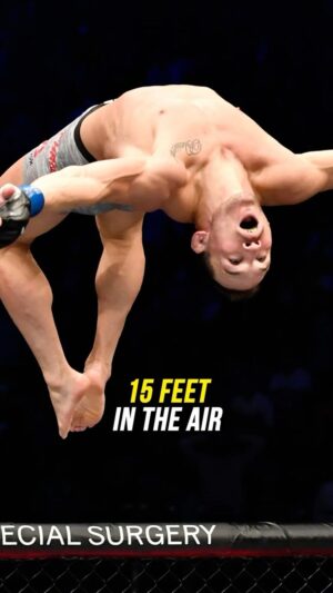 Michael Chandler Instagram - @mikechandlermma’s First Backflip Off The Cage EVER