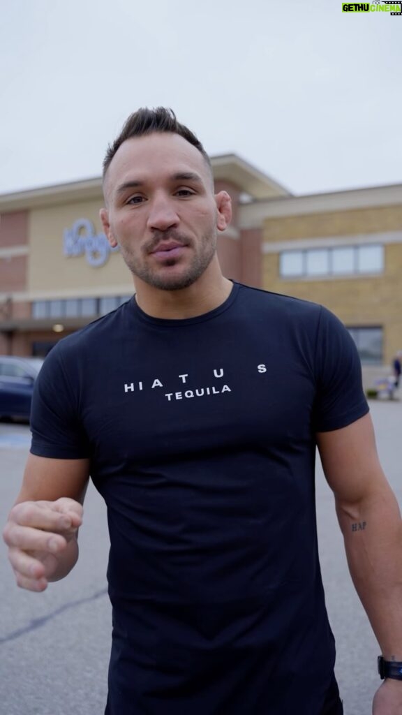 Michael Chandler Instagram - I had a blast in Indiana, I got to visit the @krogerco in Fishers, IN. Go check out @hiatustequila in their store! Huge thanks to Jenn, Bryan, and Brandon for the hospitality! - Walk On. - See you at the top! - For more Hiatus store locations link in bio. _ #hiatustequila #onhiatus #kroger #discoveryourspirit #UFC #MMA #tequila