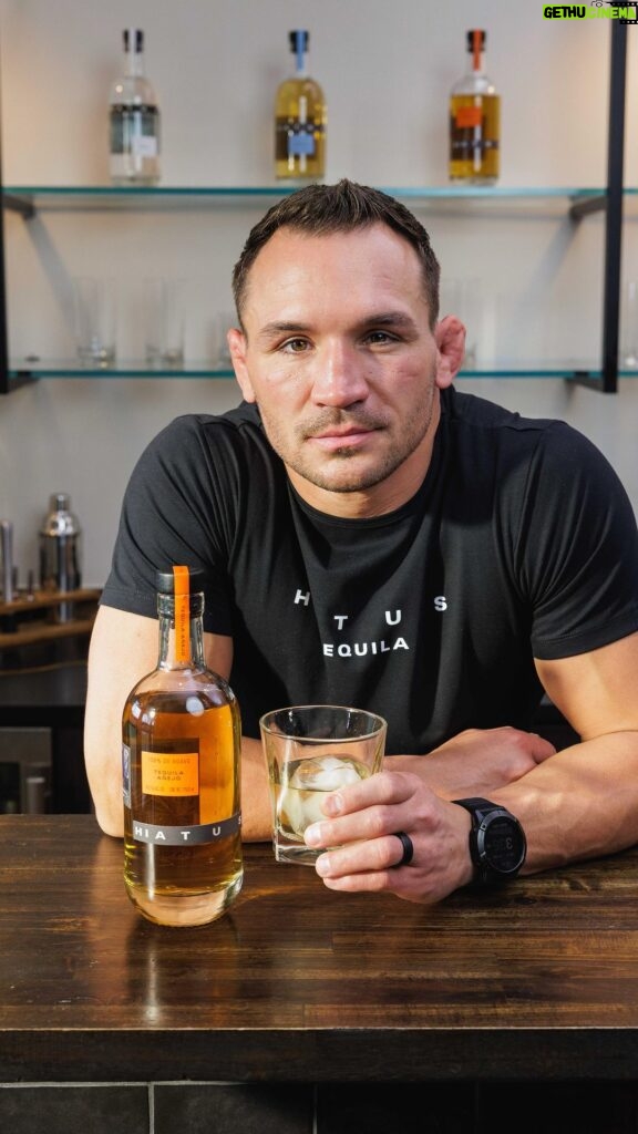 Michael Chandler Instagram - This St. Patrick's Day, I'm going to show you how to enjoy a proper drink. Switch your classic whiskey to our Añejo aged in American oak whiskey barrels for a full year, offering rich with notes of toasted oak. #HiatusTequila #DrinkHiatus #StPatricksDay