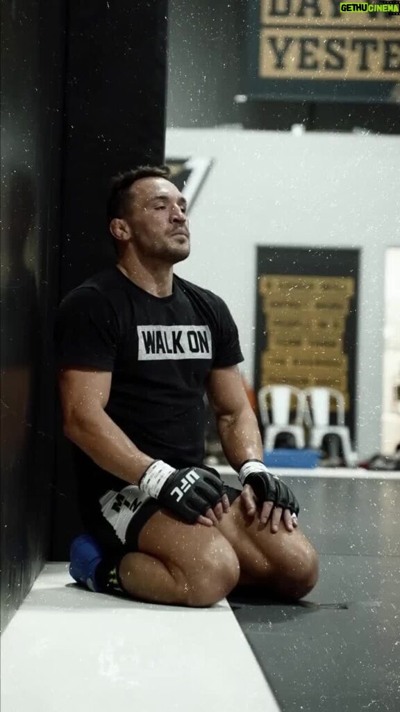 Michael Chandler Instagram - Only easy day was yesterday. - Walk On. - See you at the top!