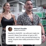 Michael Chandler Instagram – Michael Chandler is protective of his rating 😭 #UFC299