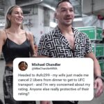 Michael Chandler Instagram - Michael Chandler is protective of his rating 😭 #UFC299