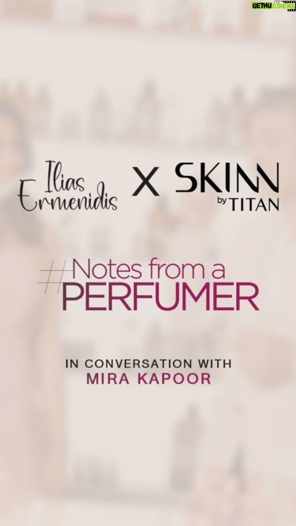 Mira Rajput Instagram - Perfumery is a rare art and it's time to meet an artist extraordinaire. Presenting #NotesFromAPerfumer, featuring principal perfumer @iliasermenidis, the creative genius behind SKINN Noura perfumes, in conversation with yours truly @mira.kapoor. Discover the magical world of fragrances .....let's get started!