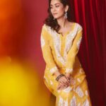 Mira Rajput Instagram – Embracing the rich heritage of Chikankari with my top 3 looks from @houseofchikankari.in ‘s new collection. 
Here’s how I styled them!

A Regal Angrakha – Pair it with statement earrings, a cute potli bag, and colorful juttis for an elevated look! 👸🏼 

A Classic Straight Kurta –  Add some silver jhumkas, and bangles for an elegant ethnic look! 🌸

A Fusion Short Kurta – For a contemporary twist on a classic, I love pairing this Chikankari Short Kurta with white pencil pants and a versatile jute bag. 🫰🏻

Tell me how you style your favorites from the collection! ♥️