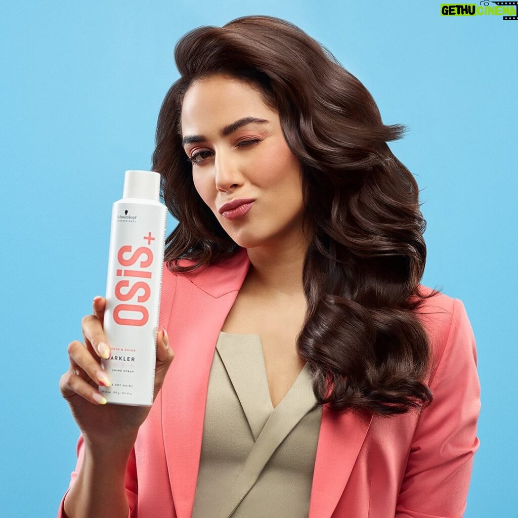 Mira Rajput Instagram - @mira.kapoor’s hairstyle saga never seems to cease! Want to know why? The newly improved, advanced OSiS+ is the ultimate answer to all her style adventures, powering limitless self-expression through products crafted for creativity. Celebrate hair at its best like Mira and Style, Play, OSiS every day. #SchwarzkopfProfessional #Schwarzkopf #OSiS #StylePlayEveryday #OSiSSparkler