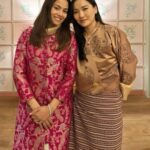 Mira Rajput Instagram - Bhutan : The People’s Kingdom. So grateful to have met His Majesty The King @kingjigmekhesar and Her Majesty The Gyaltsuen of Bhutan and spent time on many occasions during our stay.. Their warmth, humility and generosity envelopes one into the comfort of chatting and interacting candidly. Yet their pride for the country,their people & its heritage reminds one of their innate regality.