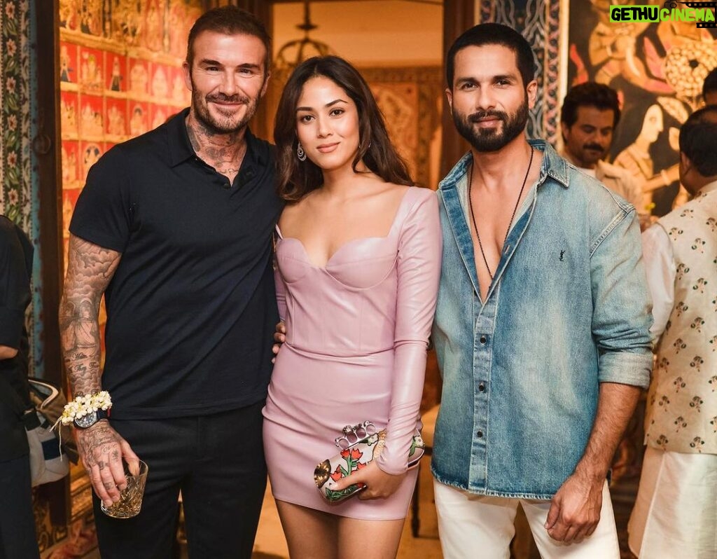 Mira Rajput Instagram - When me and the wife both met our teenage crush @davidbeckham