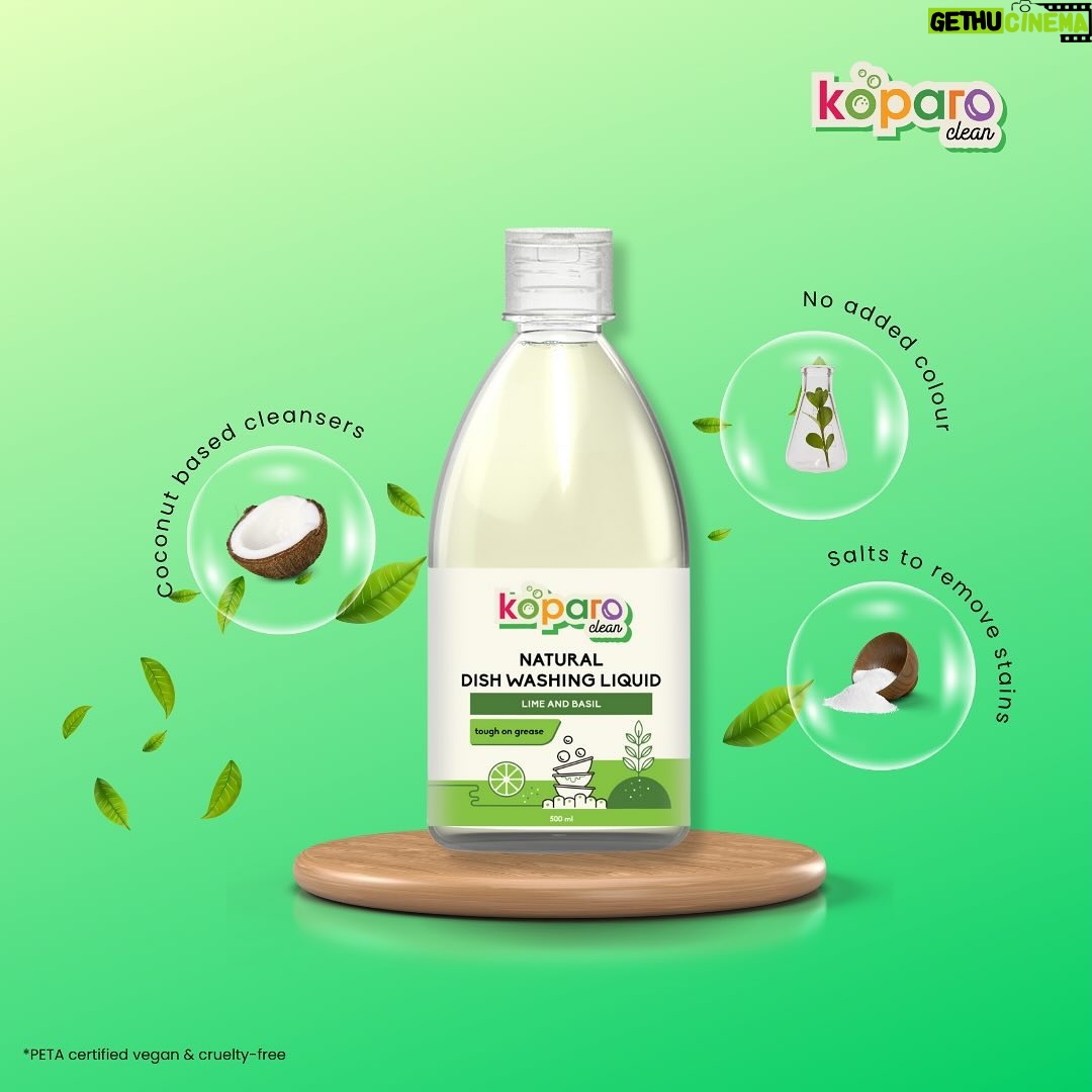 Mira Rajput Instagram - Say goodbye to those sneaky, harmful ingredients lurking in your kitchen cleaners with Koparo’s plant-powered goodness! ✅ Coconut based cleaners safe for 👪🏽 ✅ Salts cut tough grease ✅ No artificial colours added 🌱 Make the switch to @koparo.clean , and live your cleanest, happiest life, one dish at a time!