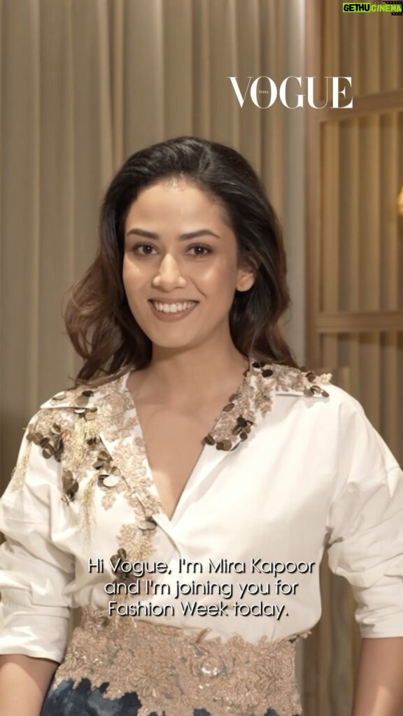 Mira Rajput Instagram - In the second episode of Vogue Front Row, Mira Kapoor reveals her criteria for picking a bag, her functional style and thoughts on Anamika Khanna’s AK-OK show. Join her and Vogue editors behind the scenes, and on-ground at Lakmē Fashion Week X FDCI. Tap to watch more. Video by: @vids__bala @mira.kapoor @rochelle.pinto @anamikakhanna.in @akok.in @lakmefashionwk @fdciofficial @sonakshiisharrma @shriyazamindar #VogueFrontRow #VogueFashion