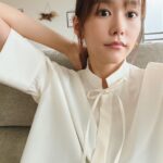 Mirei Kiritani Instagram - 久々にリボンなんて結んじゃってちょいと甘めに🎀ありさにいつもと雰囲気違うねって言われた🤣 top: #amerivintage