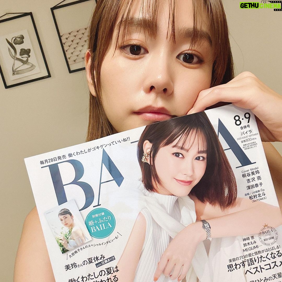 Mirei Kiritani Instagram - BAILA8.9月合併号はもう見ていただけましたか💙大好きなありさと久しぶりに一緒に撮影をしたページもあって嬉し🥹