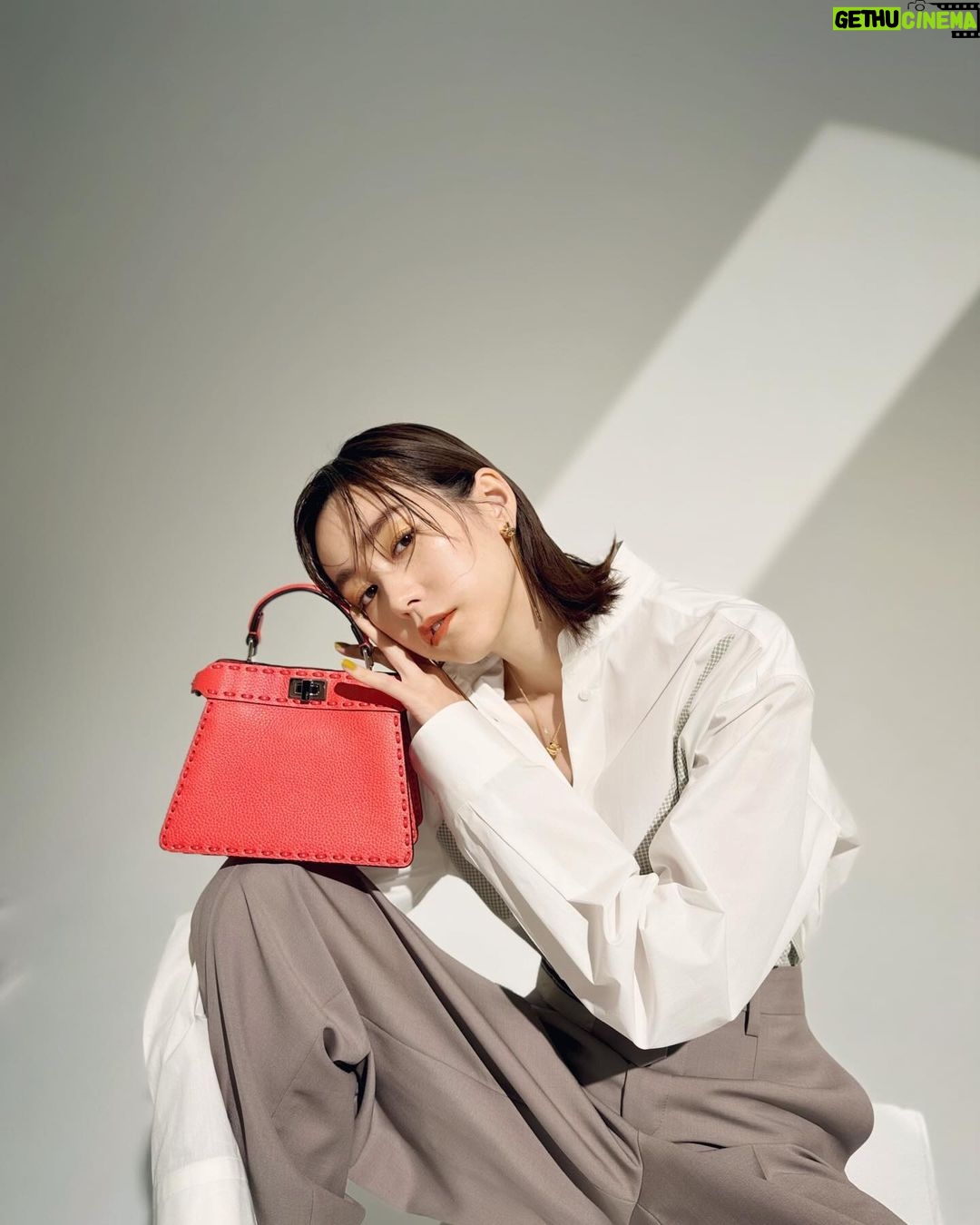 Mirei Kiritani Instagram - ❤️🍅🍎🍉🍓 #FendiSS24 #PR