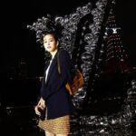 Mirei Kiritani Instagram - LV × KUSAMA PROMOTION PROJECT, TOKYO LVと草間彌生さんがコラボレーションしたインスタレーションが11/30から都内各所で公開されるのを前に、 一足早く世界観を堪能してしました🤤東京タワーも特別ライティングで綺麗だったなぁ❤️🧡💛💚 #LVxYayoiKusama #LouisVuitton #LVFashion