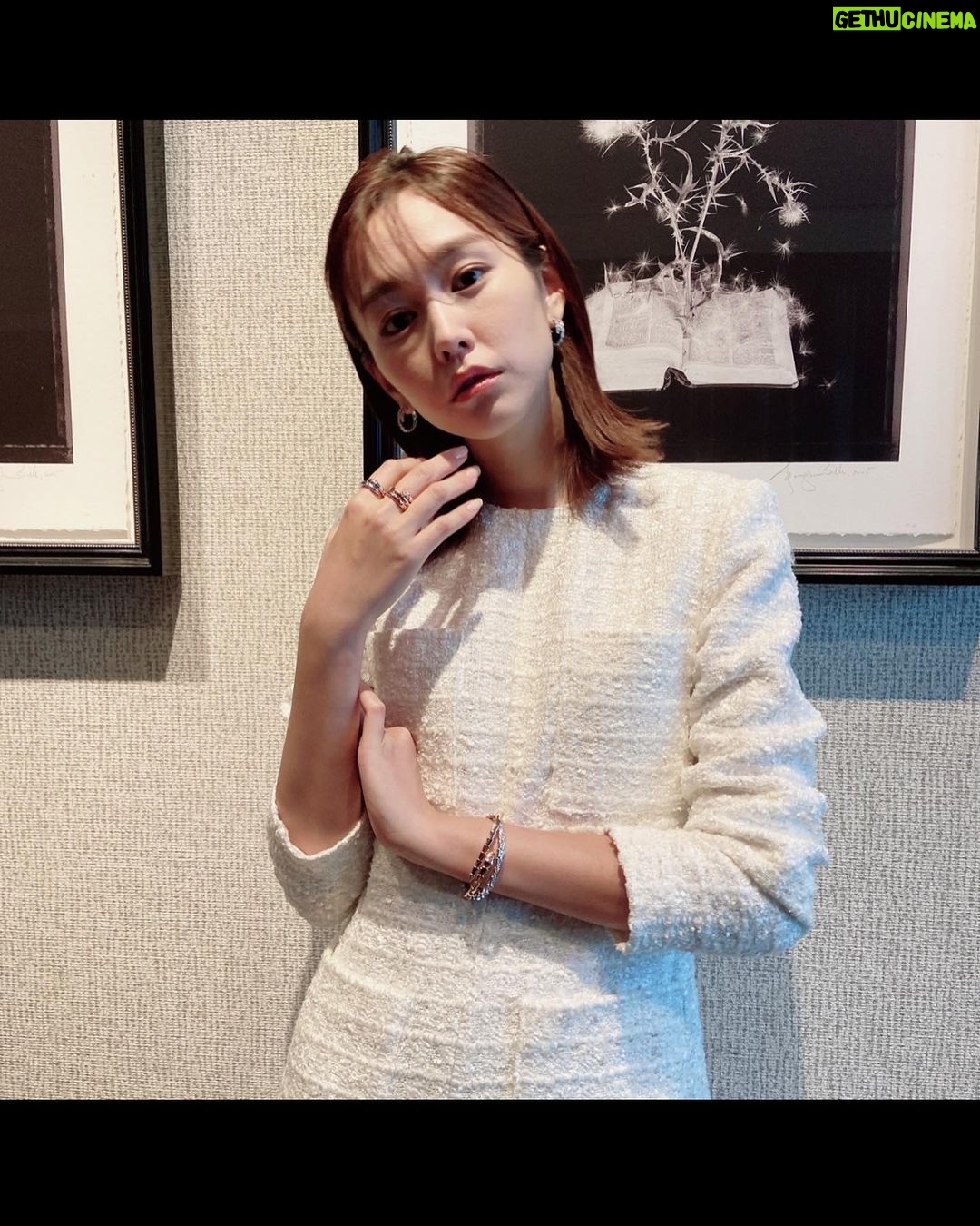 Mirei Kiritani Instagram - 昨日のCHANDONイベント ジュエリー💎 #bulgari ドレス👗 #sophieetvoila