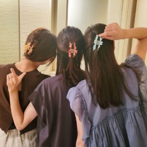 Mirei Kiritani Instagram - 最近はありさと絢とよく会えている☺️そしてお揃い🧏‍♀️💓