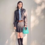 Mirei Kiritani Instagram - 💚💚💚 #MiuMiu #MiuWander