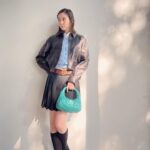 Mirei Kiritani Instagram - 💚💚💚 #MiuMiu #MiuWander