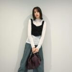 Mirei Kiritani Instagram - LOEWEの新作フラメンコ パース ころんとしたフォルムも、絶妙なカラーも、いろんな持ち方できるのもとっても好み❤️❤️❤️ #ロエベ #ロエベフラメンコ #LOEWE #LOEWEflamenco #ThanksLoewe