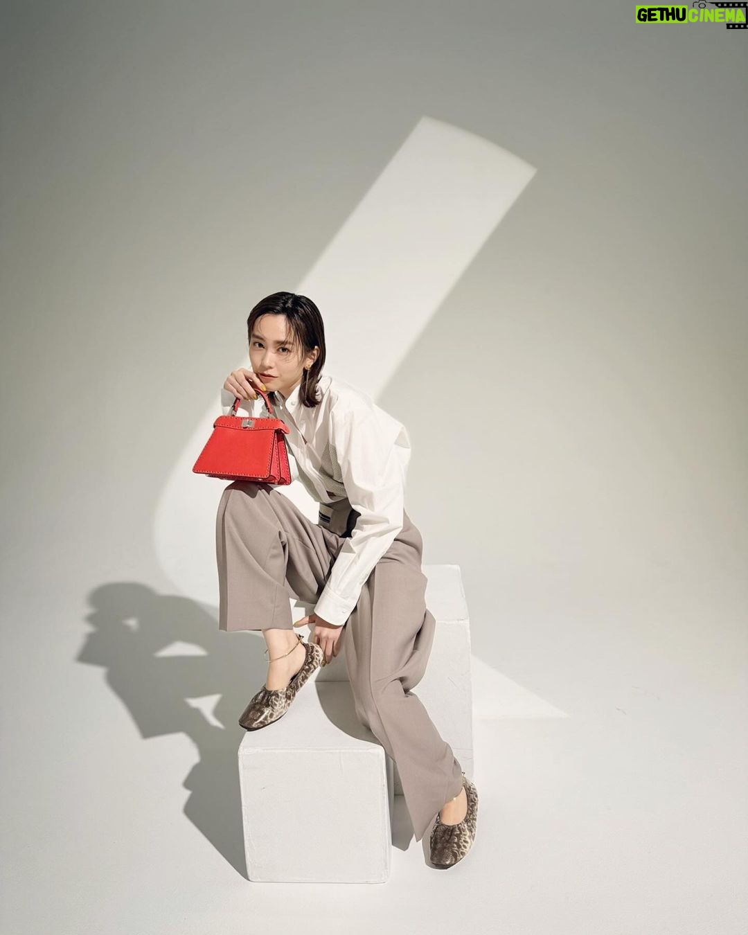 Mirei Kiritani Instagram - ❤️🍅🍎🍉🍓 #FendiSS24 #PR