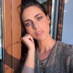 Miriam Leone Instagram - In love con questo make-up che @nikipinna ha realizzato per lo show di Armani di questo pomeriggio … Domani vi posto il look e tutto … Vi piace ? #lilac