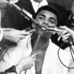 Muhammad Ali Instagram – A closeup of Muhammad Ali talking to the media before his fight vs Zora Folley.⁣
⁣
📸: @neilleiferphotography⁣
⁣
⁣
#MuhammadAli #Icon #MediaTalk #PreFight #ZoraFolley #NeilLeiferPhotography #BoxingLegend #PressConference #IconicAli