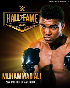 Muhammad Ali Instagram - Repost @wwe:⁣
⁣
BREAKING: As reported by @variety, Muhammad Ali will be inducted into the #WWEHOF Class of 2024!⁣
⁣
Link to read more in story!