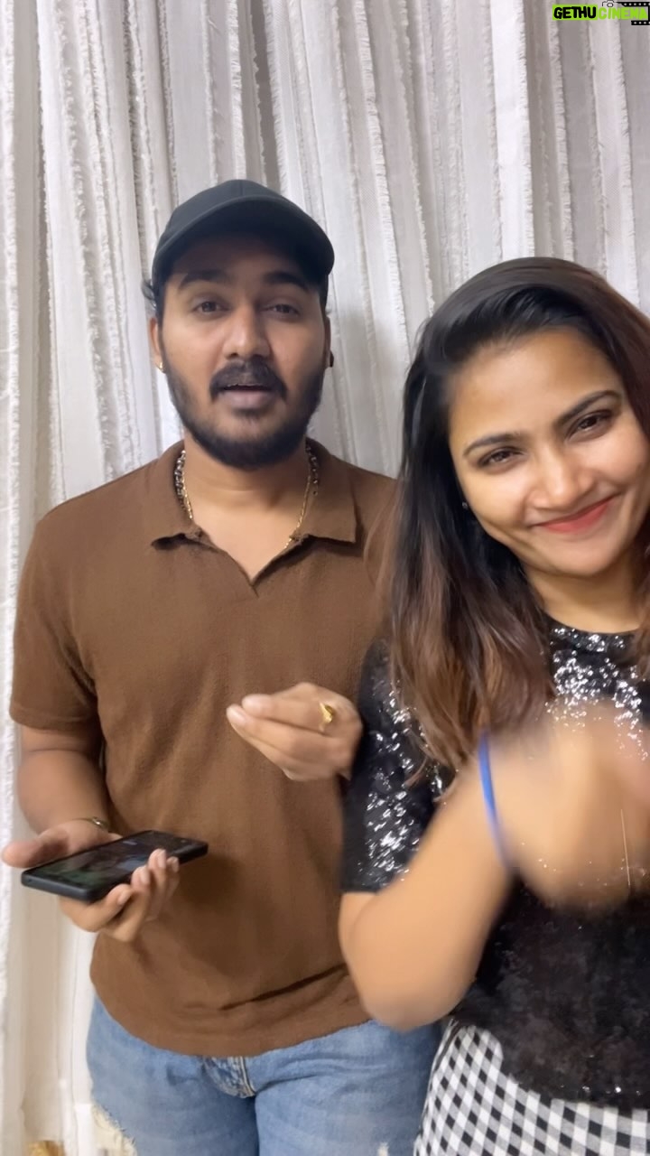 Myna Nandhini Instagram - Me and my thambi @balasubramaniyanrajendran 😘🥰😍