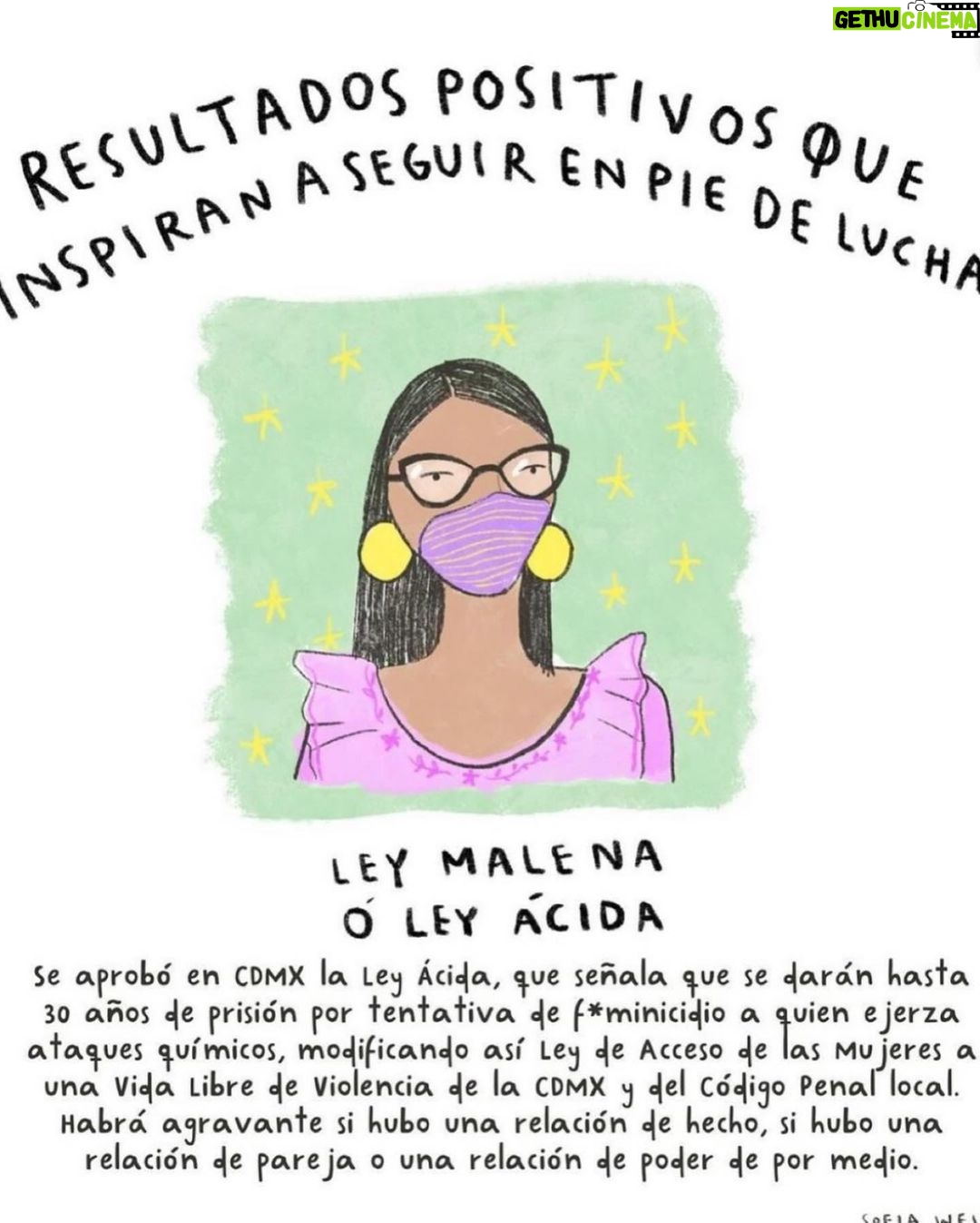Natalia Téllez - 143.2K Likes - La doctora me escribió “está perfecta tu chamaca”…entendí que eras una niña, que tú venías perfecta, pero el mundo al que venías era todo menos perfecto, especialmente para las mujeres. Tanta gente al enterarse de tu sexo me decía “Ay ojalá sea muy bonita” yo solo podía pensar “Ojalá esté muy sana, muy fuerte, muy valiente, ojalá no sea lo que nadie espera y tenga el valor de sostenerlo y sea libre, ojalá esté a salvo, ojalá pueda definirse, ojalá esté … ojalá yo sea lo suficientemente fuerte para mantenerla aquí, sin que la rompan, sin que la hagan dudar, sin que la cambien. Como resuenan las consignas del 8M resuena mi corazón “LA QUIERO VIVA Y LIBRE…NOS QUIERO VIVAS Y LIBRES” #8M 💜