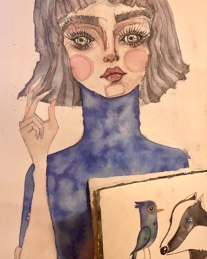 Natalia Téllez Instagram - Esto también soy yo, algunos dibujillos 🖼️