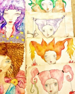 Natalia Téllez Instagram - Esto también soy yo, algunos dibujillos 🖼️