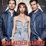 Natalia Téllez Instagram - Estamos de celebración absoluta por esta portada de @estilodf con @alanestrada y @andrespalaciosd1 así que paso a recordarles sus boletos pa ver @sietevecesadios y que los tríos ayudan a la salud (por lo menos visual) ✨