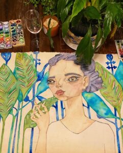 Natalia Téllez Instagram - Esto también soy yo, algunos dibujillos 🖼️