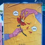 Natalia Téllez Instagram - Arte y amor…Emi quitándome hojitas de la cabeza 🖼️💕