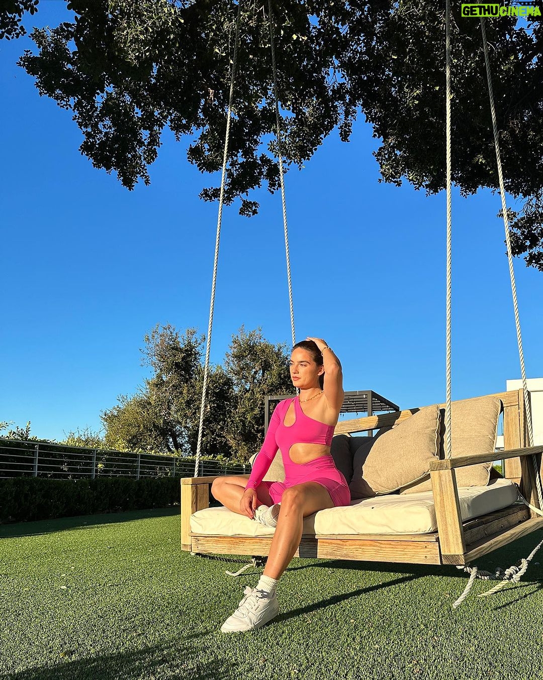 Natalie Mariduena Instagram - everyday in @eladay new drop out now :)