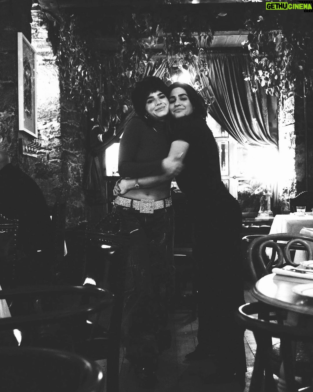 Natalie Mariduena Instagram - candid dinner convos Montreal, Quebec