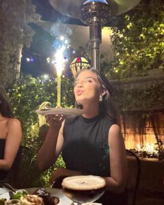 Natalie Mariduena Instagram - may have had one too many of the natalini maragaritii celebrating @eladay spring @labohemeweho Los Angeles, California