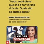 Nathalia Arcuri Instagram - Na riqueza e na pobreza até que a morte os separe? SERÁ? Ou o dinheiro separa antes? O papo é reto: desf*da a sua vida financeira pra não f*der suas relações, seja como casal, amigo ou até mesmo no trabalho. E isso não é só em relação a administração do uso da sua grana não. Cuidar do dinheiro também está relacionado com a forma como abordamos esse assunto com quem tá do nosso lado. Se planejar e tornar dinheiro pauta das conversas em família e entre amigos faz com que a gente esteja preparado pra qualquer situação (em vida e até mesmo em morte). E, claro, falando sobre dinheiro, a gente pode aprender muito com a experiência do outro. No vídeo novo de hoje eu falei sobre 3 conversas difíceis que TODO MUNDO vai ter um dia sobre dinheiro. Você consegue adivinhar quais são? A primeira eu já entreguei: conversa de dinheiro entre casais. E as outras duas? Comenta aqui pra mim (ou vai descobrir no vídeo novo no link da bio 😉).