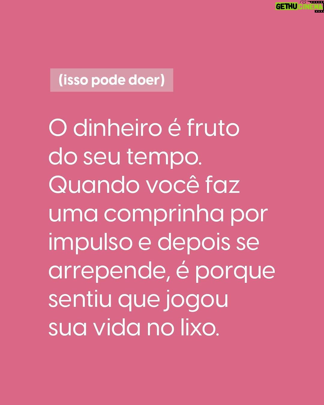 Nathalia Arcuri Instagram - Você trabalhou (E NÃO FOI FÁCIL) para ganhar cada centavo que está hoje na sua carteira ou conta bancária. É esse dinheiro que vai comprar o que é necessário para o seu dia a dia, além de ajudar a construir os seus sonhos. Então faz sentido esquecer COMO ele foi parar em suas mãos ou sobre como foi suado ganhá-lo? Cada centavo é fruto do SEU ESFORÇO. “Só se vive uma vez”, “Não vou levar pro caixão” e pensamentos similares, são atitudes que te fazem jogar no lixo o tempo de vida gasto para ganhar dinheiro e o seu valor profissional, que custou o que você tem em mãos hoje. Use com inteligência. Marque aqui uma pessoa inteligente que precisa ter essa visão, assim como você! 😉