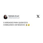 Nathalia Arcuri Instagram - Nossa, Nath! Mas tô só começando. Preciso realmente pensar nisso? Você está criando uma fonte de renda, lembre-se disso. É a sua empresa! É preciso profissionalizar ao máximo, ou vai se tornar apenas um passatempo caro. Segundo o relatório da Global Entrepreneurship Monitor (GEM) 2022, realizado pelo Sebrae e pela Associação Nacional de Estudos em Empreendedorismo e Gestão de Pequenas Empresas (Anegepe), 67% da população adulta estava envolvida com o empreendedorismo. Parte desse número são potenciais empreendedores, o que fez com que o Brasil ocupasse o 2º lugar nessa categoria, ficando atrás somente da Índia, no ano do relatório. Somos empreendedores natos 😎 Mas, claro, apesar do brasileiro ter essa alma de negócios, só a alma não sustenta uma empresa. É preciso adquirir conhecimento e aplicar no dia a dia pro empreendimento dar certo! DITO ISSO… Arrasta pro lado pra ver as 5 dicas que separei pra você, imprime, cola em todo lugar da casa pra não esquecer e já manda para as autônomas/autônomos MEIs e donas e donos de empresas que precisam ler isso👇