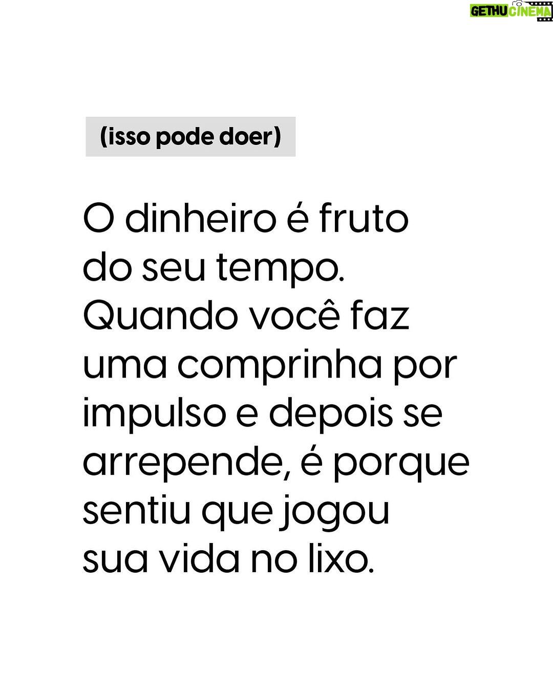 Nathalia Arcuri Instagram - Você trabalhou (E NÃO FOI FÁCIL) para ganhar cada centavo que está hoje na sua carteira ou conta bancária. É esse dinheiro que vai comprar o que é necessário para o seu dia a dia, além de ajudar a construir os seus sonhos. Então faz sentido esquecer COMO ele foi parar em suas mãos ou sobre como foi suado ganhá-lo? Cada centavo é fruto do SEU ESFORÇO. “Só se vive uma vez”, “Não vou levar pro caixão” e pensamentos similares, são atitudes que te fazem jogar no lixo o tempo de vida gasto para ganhar dinheiro e o seu valor profissional, que custou o que você tem em mãos hoje. Use com inteligência. Marque aqui uma pessoa inteligente que precisa ter essa visão, assim como você! 😉