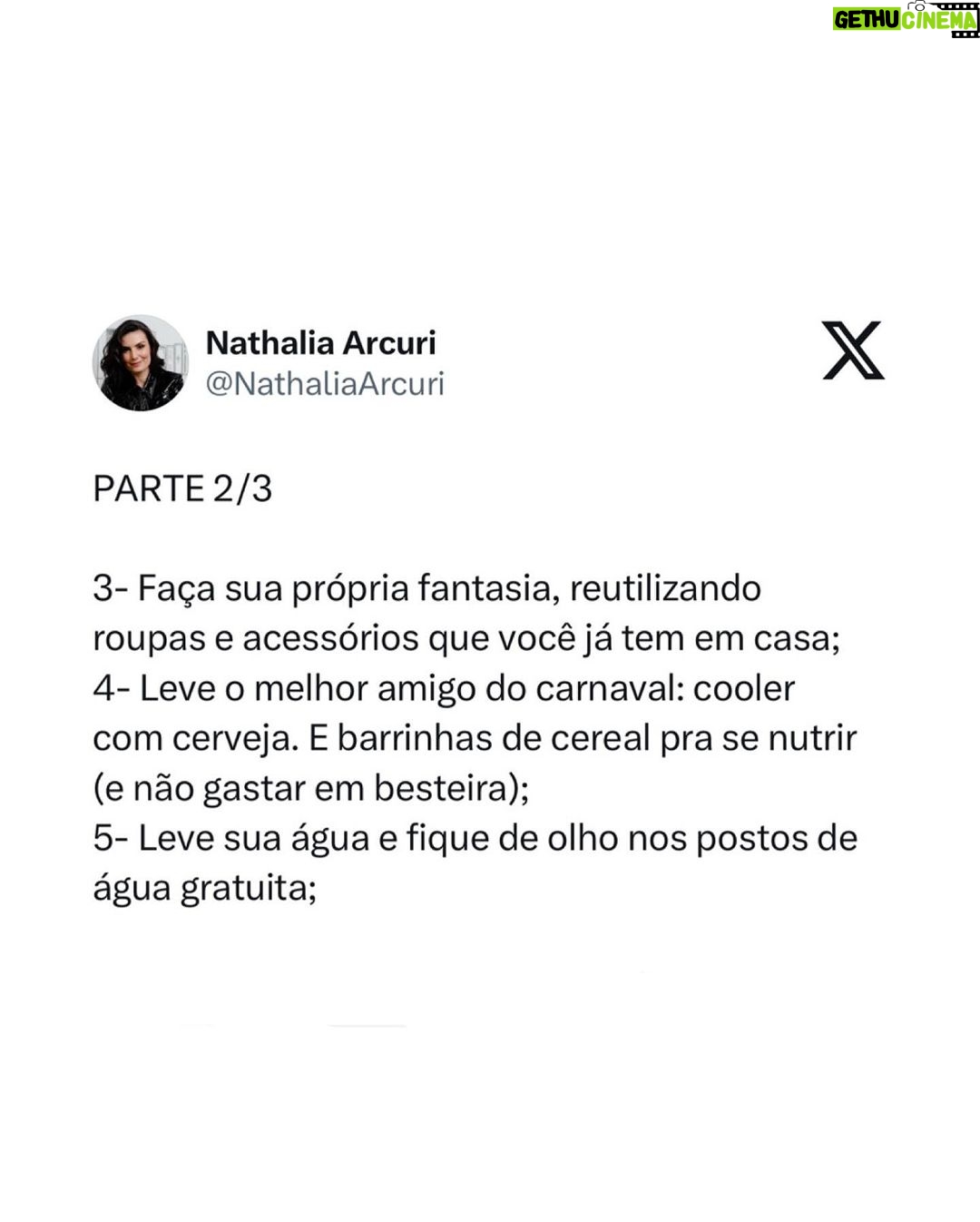 Nathalia Arcuri Instagram - AH-QUE-FOLIA 🥳 Bloquinho das Me Poupeiras! e Me Poupeiros! é pra todo mundo que quer curtir o Carnaval sem gastar muito, com o dinheirinho carimbado 😎 Vale chamar geral pra essa festa e pra conferir 2 listinhas que separei com dicas pra economizar, seja pra quem for cair na folia, ou ficar em casa tranquilo. Essas dicas não são só pra você salvar, é pra compartilhar com todo mundo. Então já manda as dicas da prof Nath pros seus amigos ficarem espertos 💜