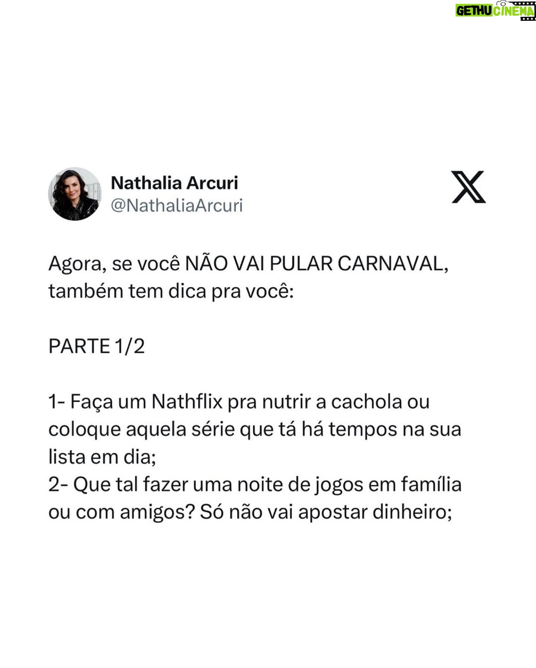 Nathalia Arcuri Instagram - AH-QUE-FOLIA 🥳 Bloquinho das Me Poupeiras! e Me Poupeiros! é pra todo mundo que quer curtir o Carnaval sem gastar muito, com o dinheirinho carimbado 😎 Vale chamar geral pra essa festa e pra conferir 2 listinhas que separei com dicas pra economizar, seja pra quem for cair na folia, ou ficar em casa tranquilo. Essas dicas não são só pra você salvar, é pra compartilhar com todo mundo. Então já manda as dicas da prof Nath pros seus amigos ficarem espertos 💜